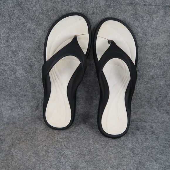 Grendene Shoes Womens 39 Sandals Casual Flip Flop Slip On Thong Black Flats - Picture 5 of 10